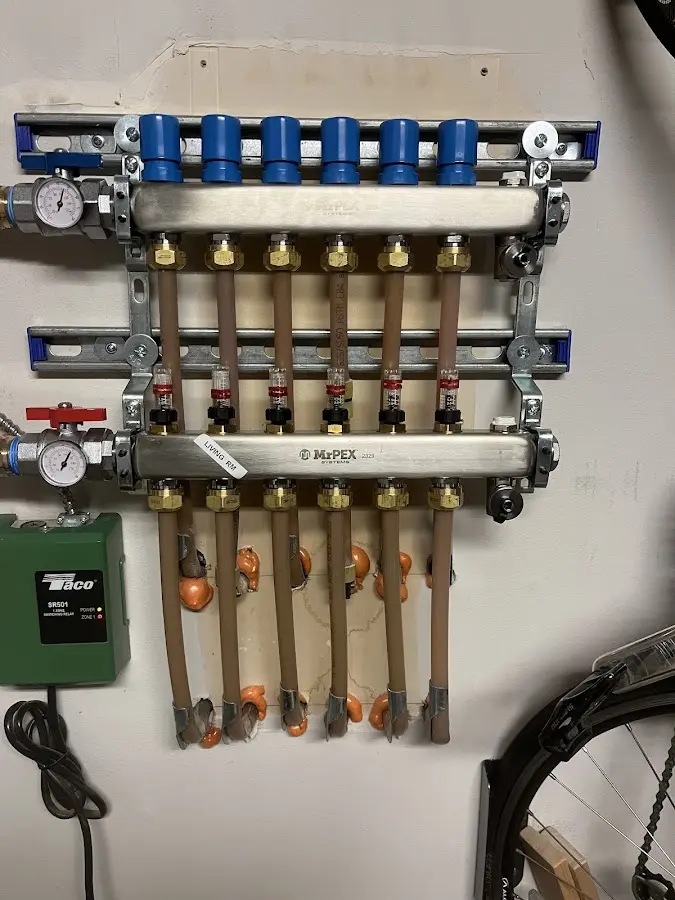 Plumber performing Leak Detection at a residential property in Marina